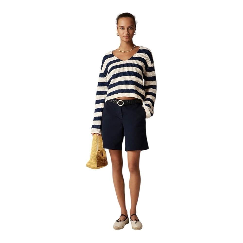 J Crew Black 7 Inch Heritage Chino Short Womens Size 6